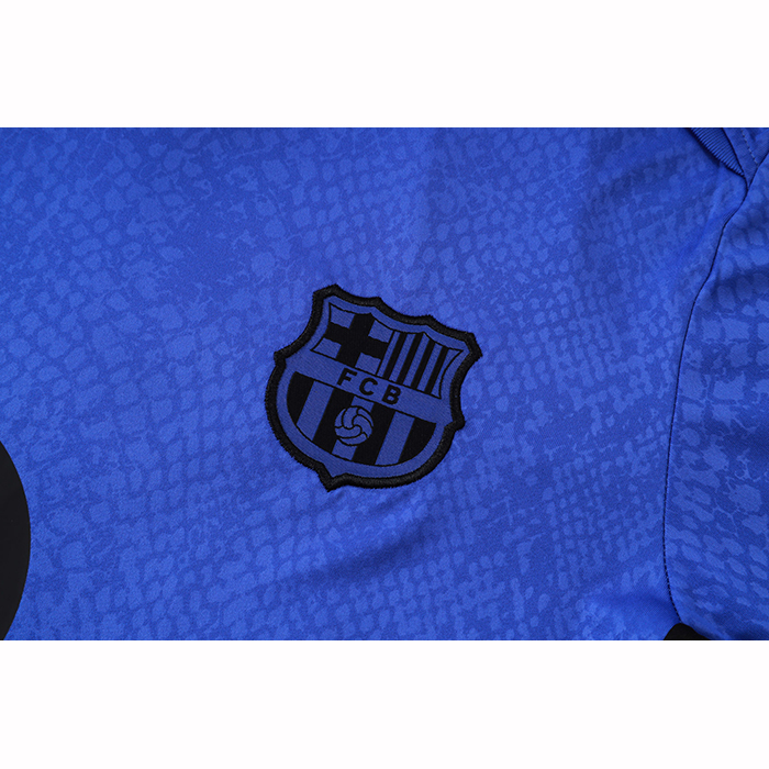 Chandal del Barcelona Manga Corta 25-26 Azul Purpura - Pantalon Corto
